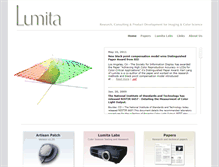 Tablet Screenshot of lumita.com